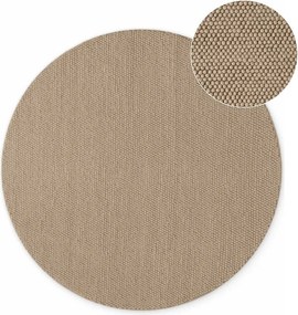 Natúr színű kézi szövésű gyapjú kerek szőnyeg ø 200 cm Richmond Diana – Ted Baker