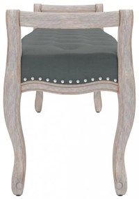 sötétszürke szövetpad 110x45x60 cm