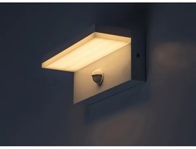 Rabalux 77116-LED Kültéri fali lámpa érzékelővel ZARAGOZA LED/9W/230V IP54  fehér