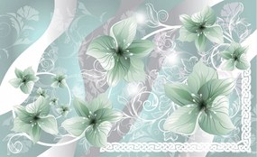 Fotótapéta Pasztell Virágok Elegancia és Harmónia a szobában 350x250 +ragasztó