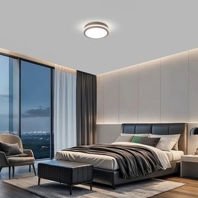 Brilagi - LED kültéri mennyezeti lámpatest BENE LED/18W/230V átm. 21,5 cm barna IP54