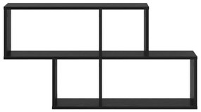 Falipolc Fekete tölgy 100x20x53 cm Mérnöki Fa