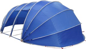 vidaXL Medencetábor Dóm Zöld 538 x 440 x 204 cm