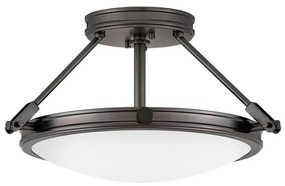 Hinkley HK-COLLIER-SF-S-BX - Felületre szerelt COLLIER csillár, 3xE14/40W/230V, átmérő 41,7 cm