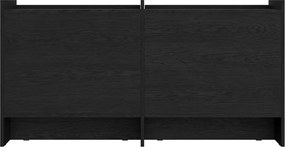 Fekete komód 146x76x51 cm Hido – noo.ma