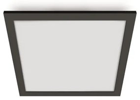 WiZ - LED Dimmelhető mennyezeti lámpa SUPERSLIM LED/12W/230V fekete Wi-Fi