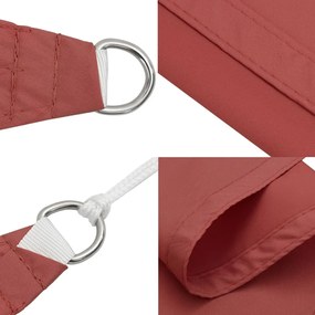 vidaXL terrakotta téglalap alakú oxford-szövet napvitorla 3,5 x 4,5 m