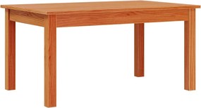 vidaXL viaszbarna tömör fenyőfa dohányzóasztal 80 x 50 x 40 cm
