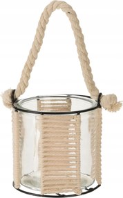 Üveglámpa kötéllel kicsi