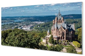 Üvegképek Németország Panoráma a város vár 120x60cm
