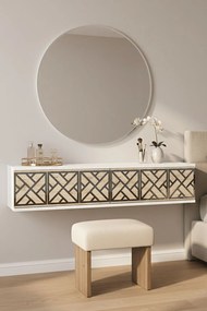 Arex 120 - White, Silver, Travertine