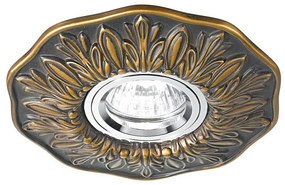 Ideal Lux - Beépíthető lámpa 1xGU10/50W/230V bronz