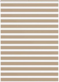 vidaXL zebrafüggönnyel homokbarna szövetszélesség 150,9 cm poliészter