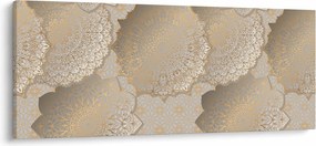 Kép - Mandalák arany tónusokban (120x50 cm)