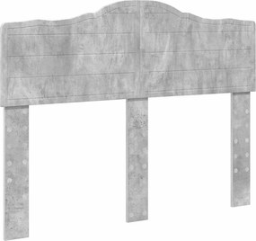 vidaXL Fejtámla Beton Szürke 135 cm Faanyag