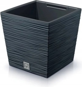 Virágcserép Fusu V antracit 141201-1867