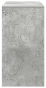 Asztal Beton szürke 90 x 40 x 76 cm Faanyag