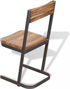 6 db tömör tíkfa étkezőszék