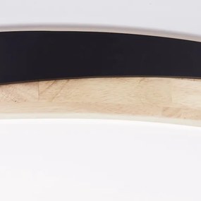 Brilliant - LED Dimmelhető mennyezeti lámpa BAARLO LED/36W/230V átm. 50 cm fekete + távirányító