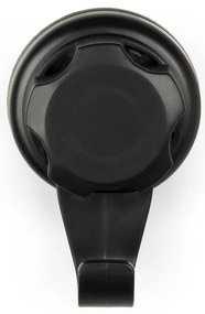 Bestlock Black Small Hooks 2 db fekete öntapadós fali akasztó - Compactor