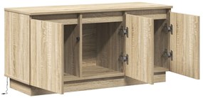 TV szekrény Sonoma tölgy 100x38x49 cm Mérnöki fa