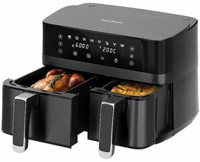 ProfiCook FR 1295 H dupla forrólevegős fritőz, 9 l