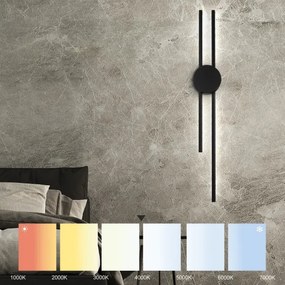 LED Fali lámpa LANA LED/15W/230V 4000K fekete