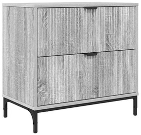 Éjjeli asztal fiókkal Szürke sonoma 63.5 x 36 x 61 cm Faanyag