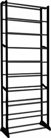 Verk Összecsukható cipőtartó Amazing Shoe Rack 30 pár fekete