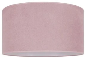 Duolla - Mennyezeti lámpa BRISTOL 1xE27/15W/230V á. 45 cm rózsaszín/fehér