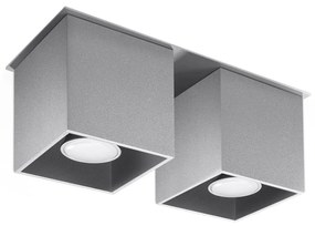 Sollux SL.0064 - Spotlámpa QUAD 2 2xGU10/40W/230V szürke