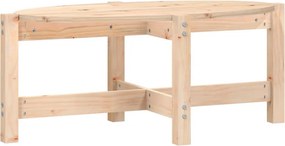 vidaXL tömör fenyőfa dohányzóasztal 87 x 48 x 35 cm