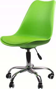 Gyerek Ifjúsági Fotel Stílusos Irodai Forgószék 120KG Zöld