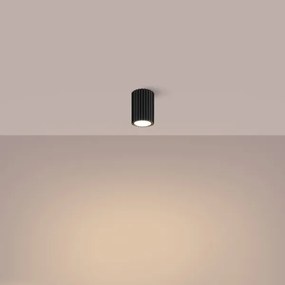 Sollux SL.1568 - Spotlámpa KARBON 1xGU10/10W/230V 10 cm fekete