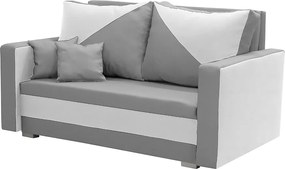 ASTRA1 Kétszemélyes kinyitható kanapé Világosszürke/krém