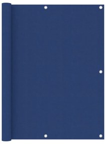 kék oxford-szövet erkélyparaván 120 x 400 cm