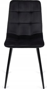 szett étkezőasztal HARRY 102-142 cm artisan tölgy/fekete és 6 szék PERU fekete