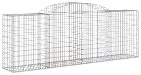 11 db íves horganyzott vas gabion kosár 300 x 50 x 100/120 cm