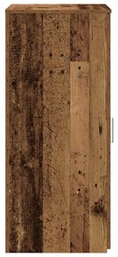 tároló szekrény antik fa 50x45x103,5 cm szerelt fa
