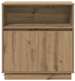 LED-es oldalbordó Artisan tölgy 71x34,5x75 cm Műszaki fa