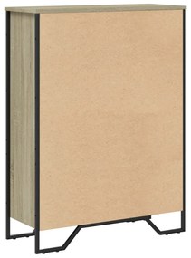 sonoma tölgy szerelt fa könyvespolc 80 x 31 x 106 cm
