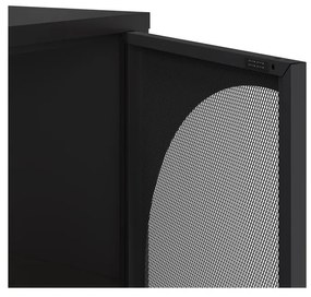 Fekete komód 160x90 cm Tayra – Marckeric