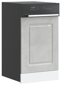 mosogatógép panel Kalmar beton szürke 45x1,5x67 cm