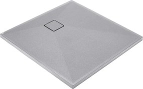 Correo gránit zuhanytálca metálszürke_90x90