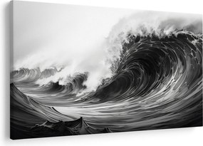Kép - Hullámok festése (90x60 cm)