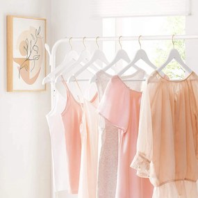 Juharfa vállfák, 20 db-os ruhaakasztó vállbevágásokkal