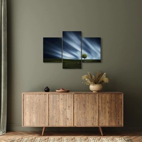 Az aurora borealis képe egy lápvidéken (90x60 cm)