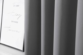 Világosszürke OXFORD függöny 140x270 cm Felfüggesztés: Hullámos sínszalag