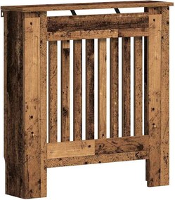 vidaXL Radiátor fedezék Öreg fa 78 x 19 x 81,5 cm Faanyag