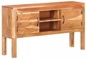 tömör akácfa tálalószekrény 116 x 30 x 66 cm
